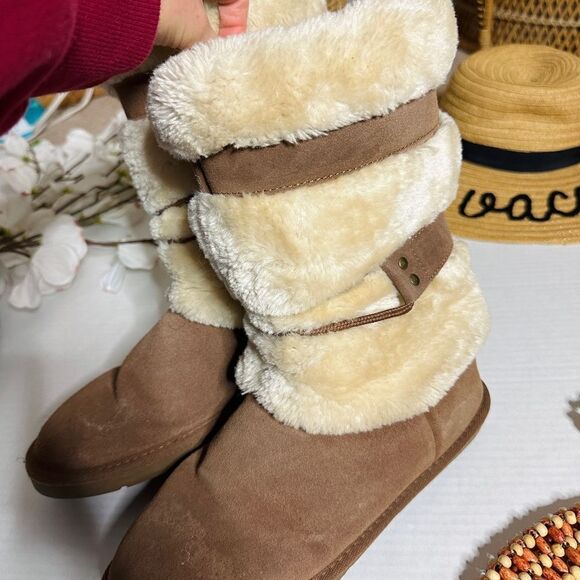 Natural Reflections Bernie Shearling Faux Fur Winter Boots - Picture 3 of 9